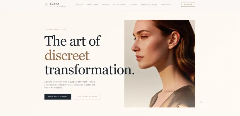 Maison Elara — Aesthetic Surgery & Private Clinic | Paris
